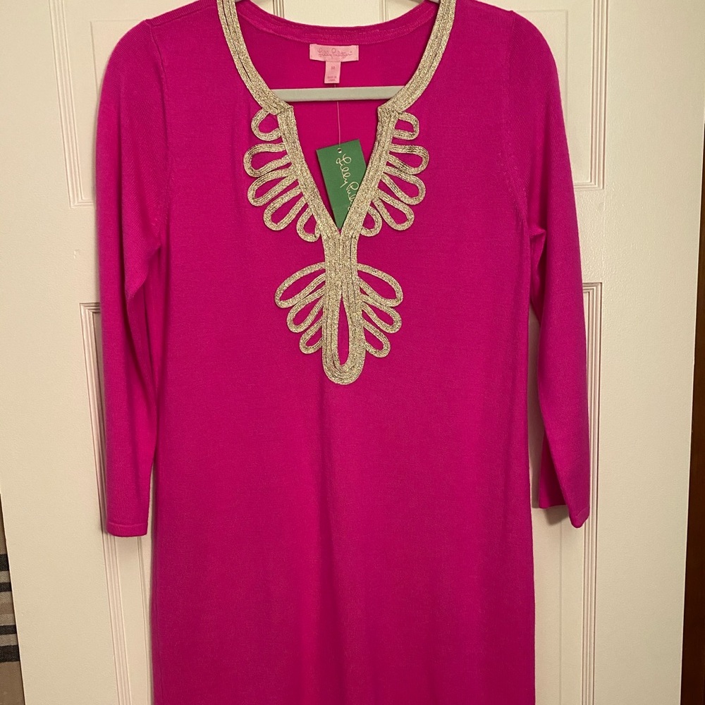 Lilly Pulitzer Devlin Sweater Shift Dress size M